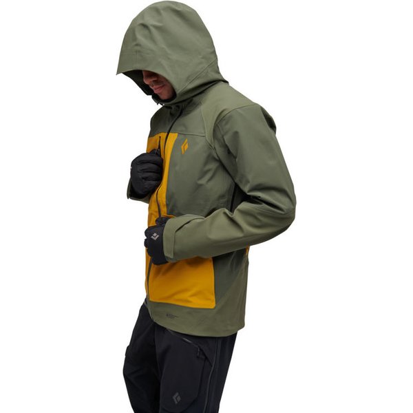 Kurtka narciarska męska Recon Stretch Pro Shell Black Diamond - Tundra-Amber