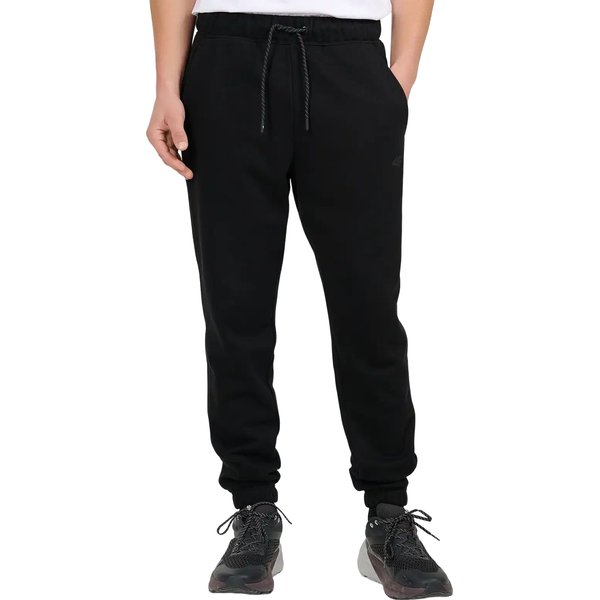 Spodnie dresowe męskie M1673 4F - czarne