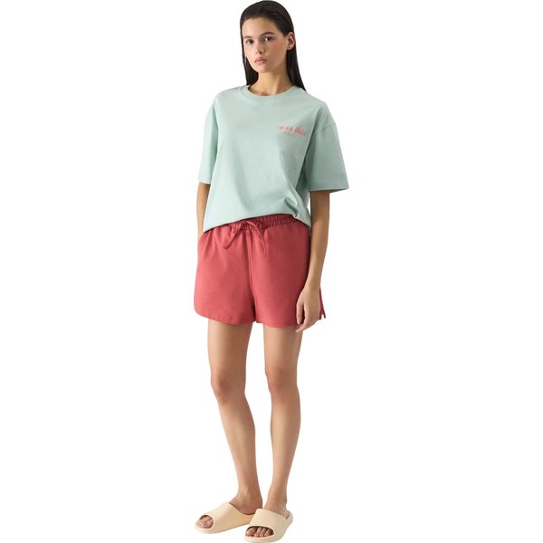 Spodenki damskie 4FWSS24TSHOF411 4F - koral