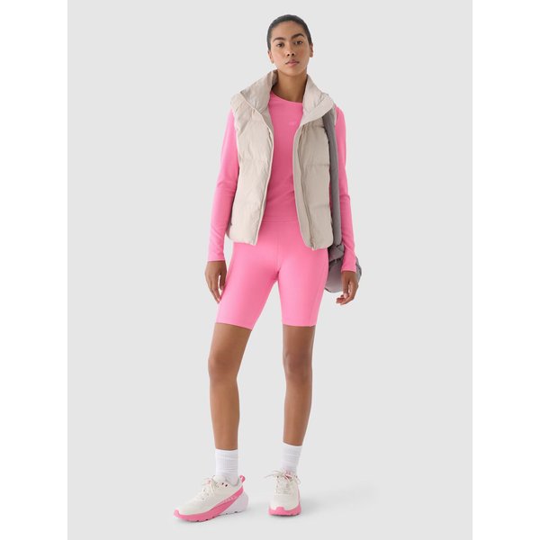 Longsleeve damski TFLOF250 4F - różowy