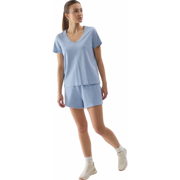 Koszulka damska 4FWSS24TTSHF1162 4F - jasny niebieski