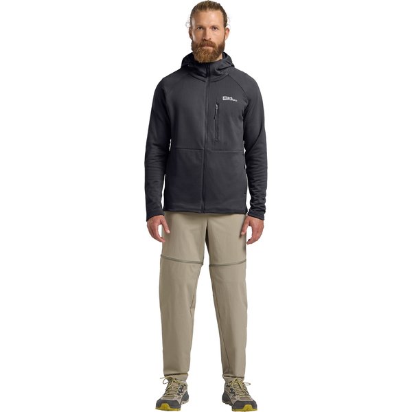 Polar męski Kolbenberg Hooded Fz Jack Wolfskin - phantom