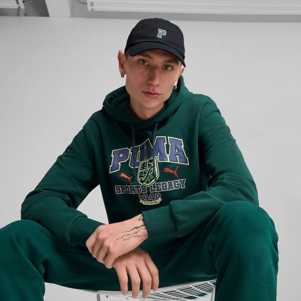 Czapka z daszkiem Wardrobe Ess Graphic Puma - black