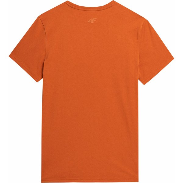 Koszulka męska 4FAW23TTSHM0866 4F - pomarańczowy