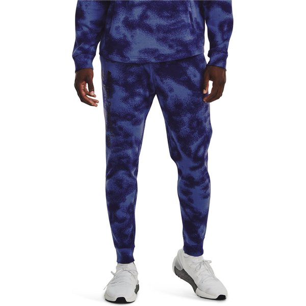 Spodnie dresowe męskie Rival Terry Novelty Under Armour - niebieskie