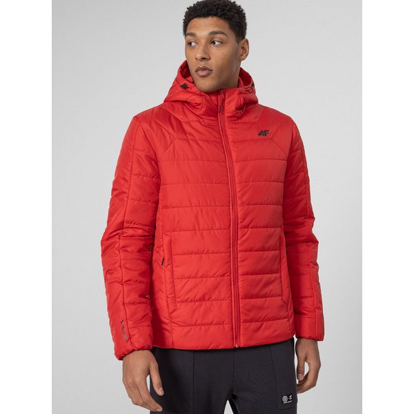 Kurtka puchowa męska H4Z22 KUMP006 4F - czerwona