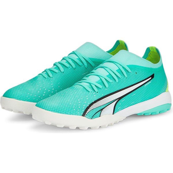 Buty piłkarskie, turfy Ultra Match TT Logo Puma - turkusowe