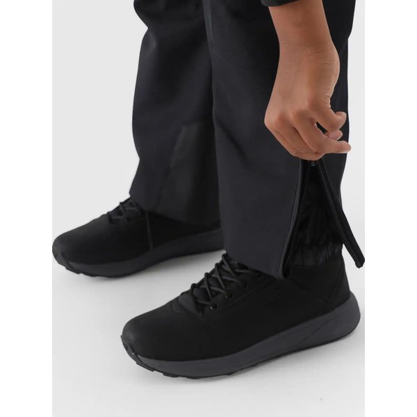 Spodnie narciarskie chłopięce TFTRM655 4F - głęboka czerń