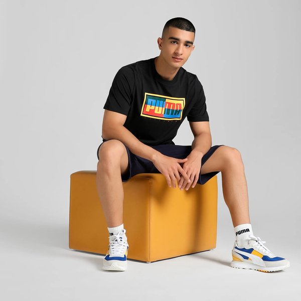 Koszulka męska Graphics Box Tee Puma - black