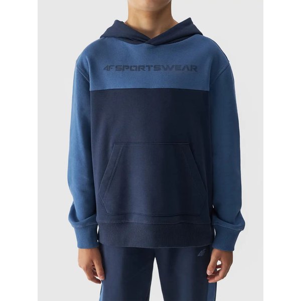 Bluza chłopięca TSWSM1222 4F - ciemny granat