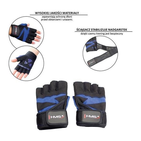 Rękawice na siłownie RST02 HMS
