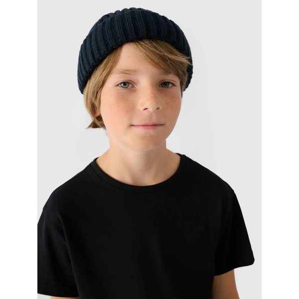 Koszulka chłopięca TTSHM2330 4F - głęboka czerń