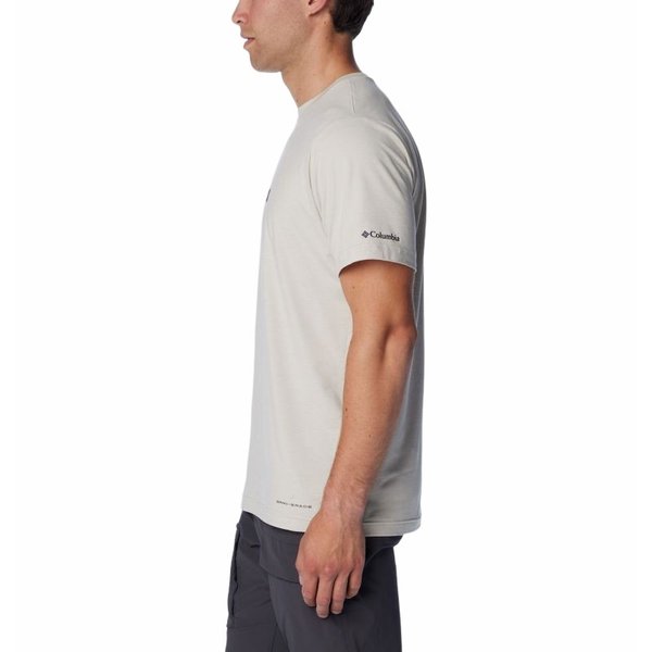 Koszulka męska Kwick Hike Graphic SS Tee Columbia - Dark Stone Heat