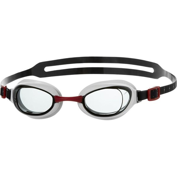 Okulary pływackie Speedo Aquapure IQFit - biało-czerwone