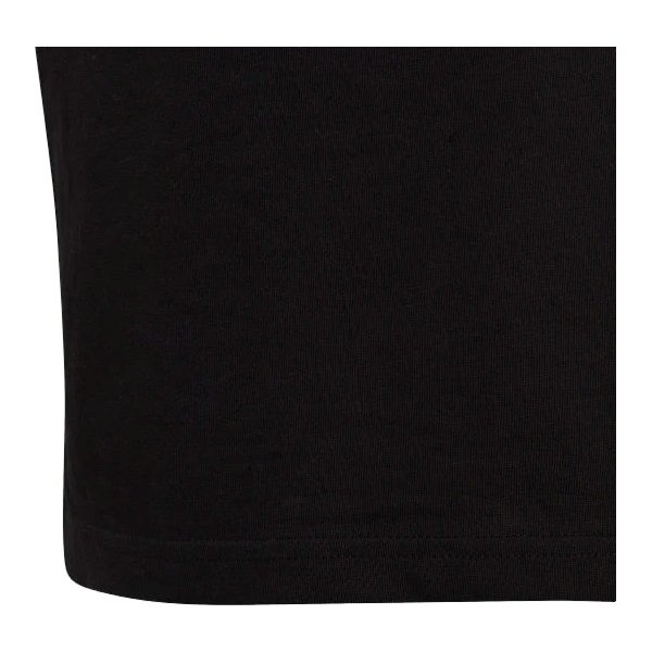 Koszulka juniorska Essentials Linear Logo Adidas - czarny