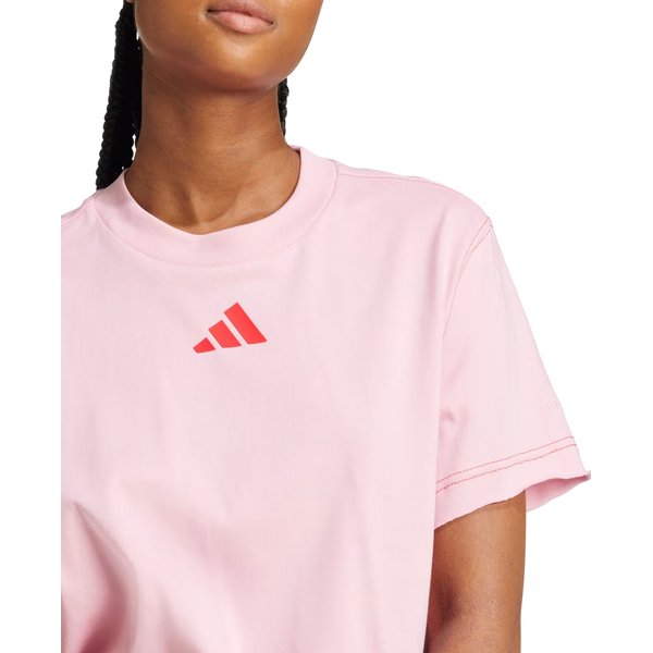 Koszulka damska All Szn Loose Graphic Adidas - pink