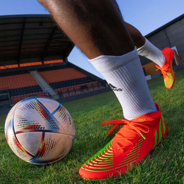 Buty piłkarskie korki Predator Edge.1 FG Adidas - czerwone