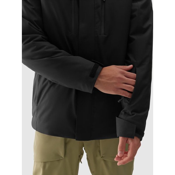 Kurtka narciarska męska TTJAM575 4F - głęboka czerń