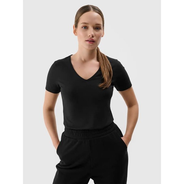 Koszulka damska TTSHF1990 4F - głęboka czerń