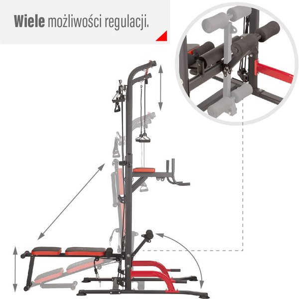 Poręcz wielofunkcyjna PWL8325 HMS