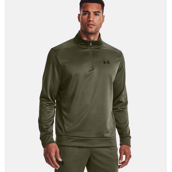 Bluza męska Armour Fleece 1/4 Zip Under Armour - marine green