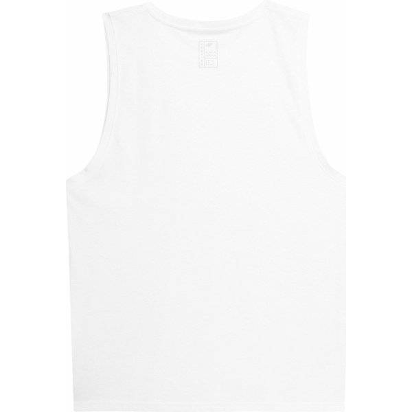 Bezrękawnik, tank top męski 4FSS23TTSHM368 4F - biała