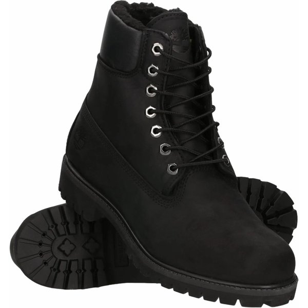 Buty, trapery 6 In Premium Fur Timberland - czarny