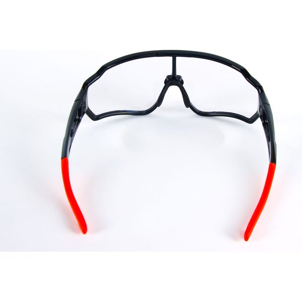 Okulary sportowe z fotochromem Rockbros - black/red