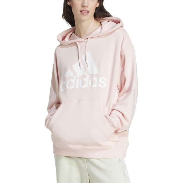 Bluza damska Essentials Big Logo Oversized Adidas - różowa