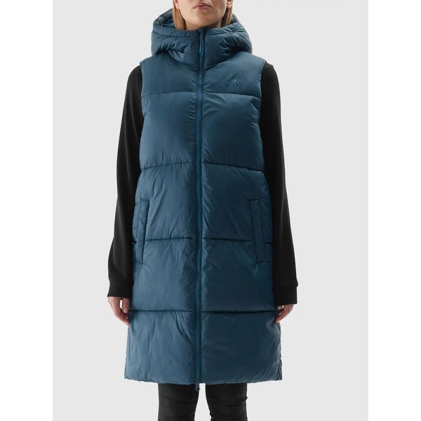 Kamizelka damska TVJAF143 4F - morska zieleń