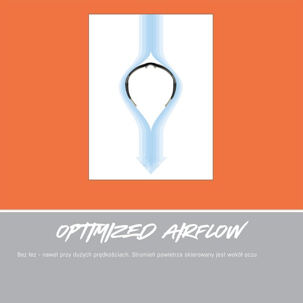 Okulary rowerowe Bonfire Alpina - czarny