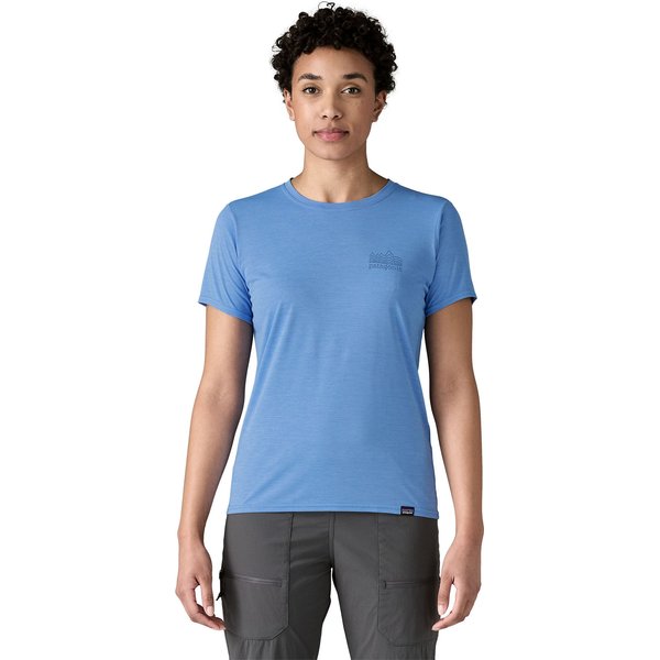 Koszulka damska Capilene Cool Daily Graphic Patagonia - Strataspire: Abundant Blue X-Dye
