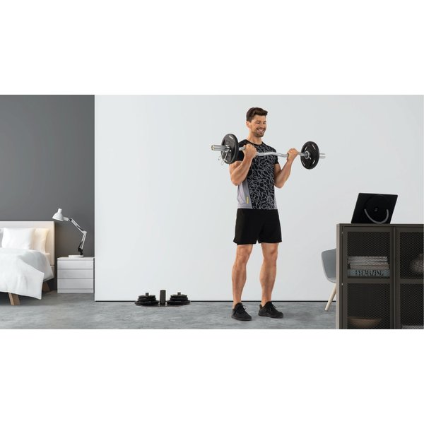 Zestaw obciążeń ze stojakiem Iron Pump Set Uretanowy 29,5kg Gipara