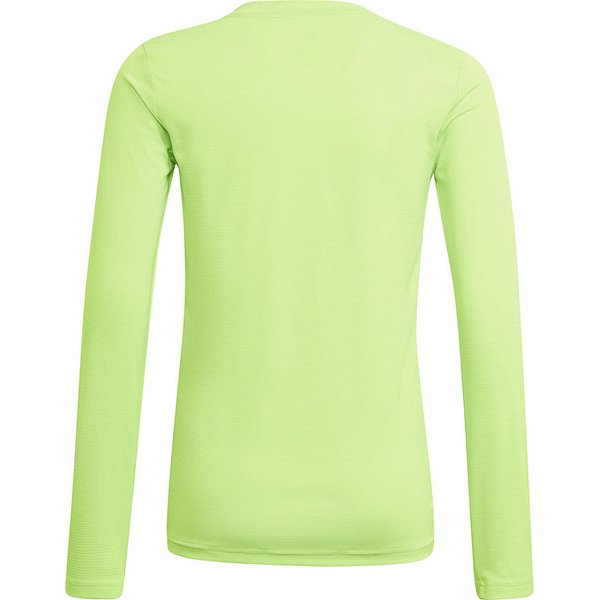 Longsleeve juniorski Team Base Adidas - limonkowy