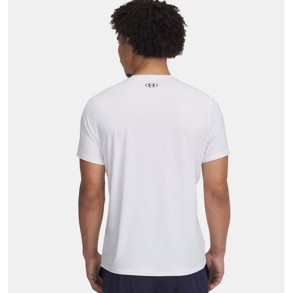 Koszulka męska Heatgear Fitted Under Armour - White / Black