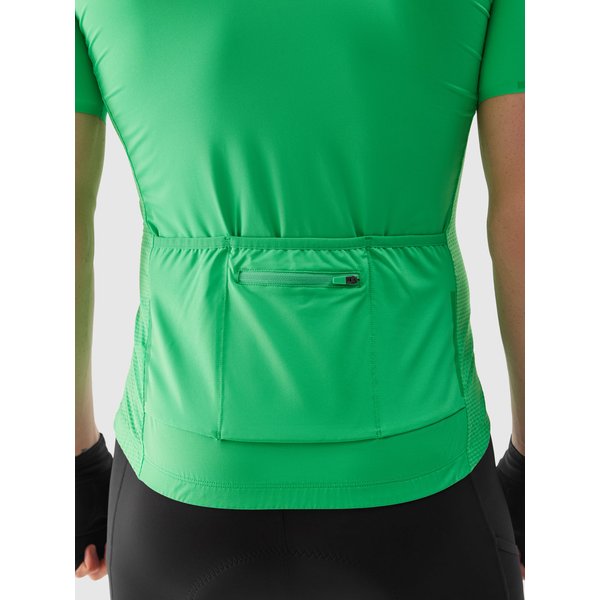 Koszulka rowerowa męska 4FSS24TFTSM484 4F - zielony