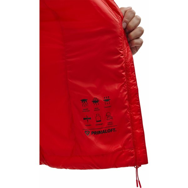 Kurtka puchowa damska 4FAW23TDJAF279 4F - czerwony