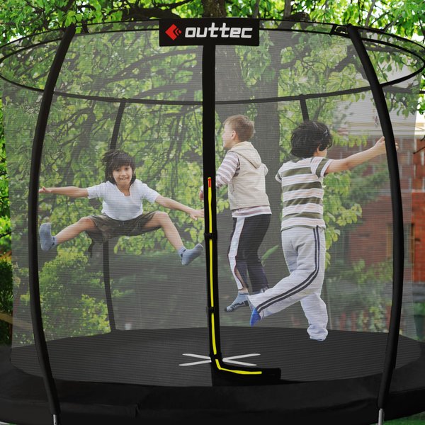 Trampolina Pumpkin 366cm 12ft Outtec - czarna