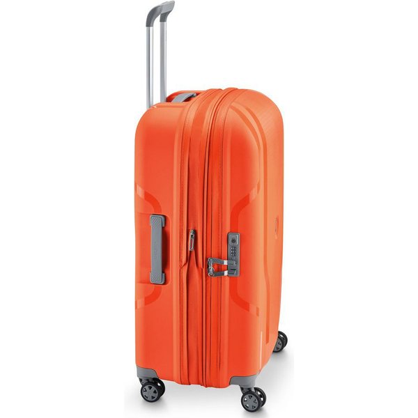 Walizka na kółkach Clavel 90L Delsey Paris - pomarańczowa