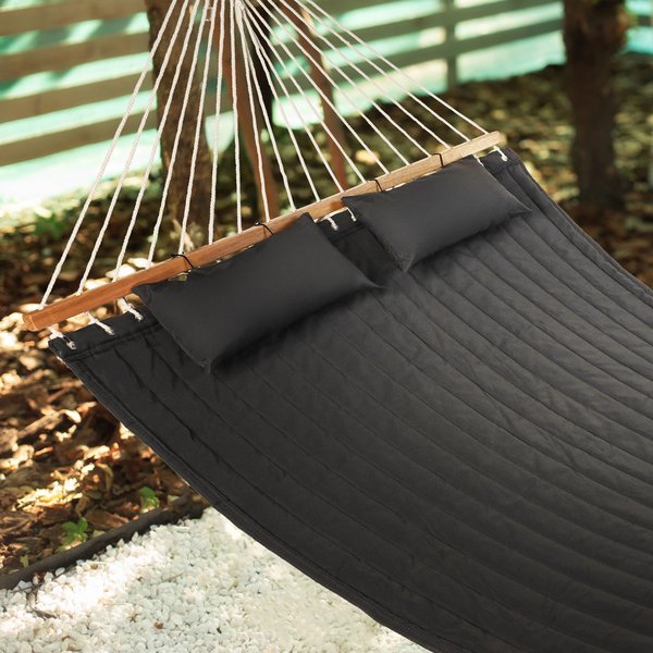 Hamak dwuosobowy Luxury Outtec - szary