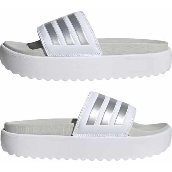 Klapki Adilette Platform Wm's Adidas - White