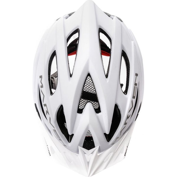 Kask rowerowy Marven Meteor - biały/szary