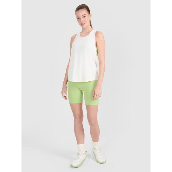 Bezrękawnik damski TFSLF412 4F - złamana biel