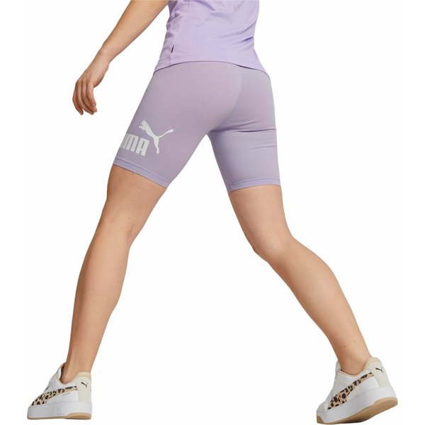 Spodenki damskie Essentials Logo Puma - fioletowe