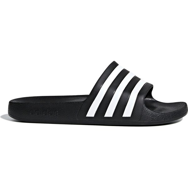Klapki Adilette Aqua Adidas - czarno/białe