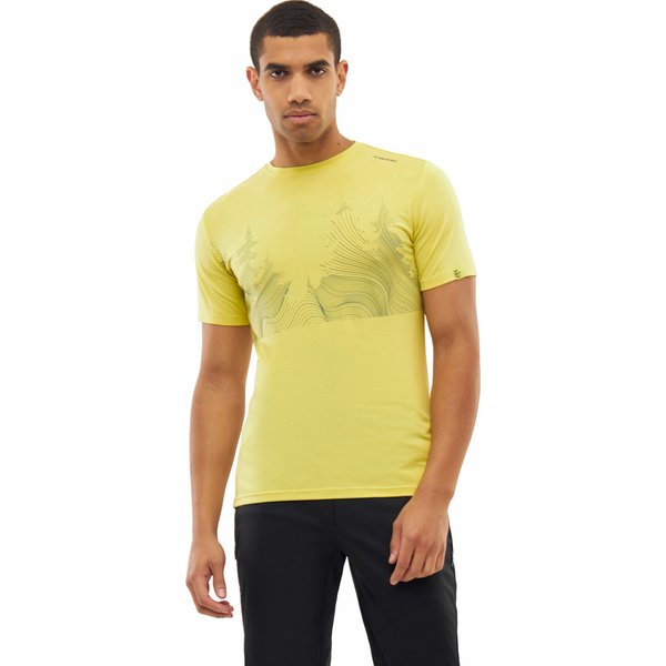 Koszulka męska Lenta Bamboo Viking - żółta