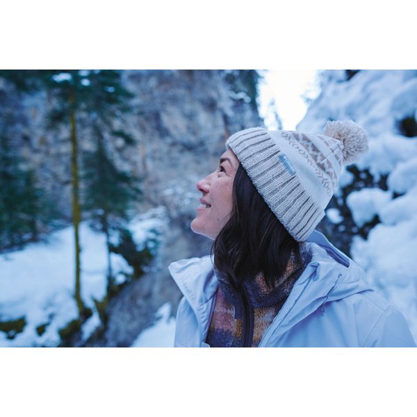 Czapka Sweater Weather Pom Beanie Columbia - Chalk Madras