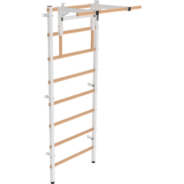 Drabinka gimnastyczna 210x80 cm z drążkiem do ćwiczeń EH-DG06 + DA32 Endorfit - biała