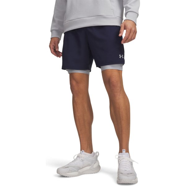 Spodenki męskie Vanish Woven 2.0 Under Armour - Midnight Navy / Mod Gray