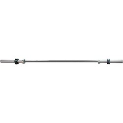 Gryf olimpijski prosty 220cm z zaciskami Lock Jaw Black GO450 HMS